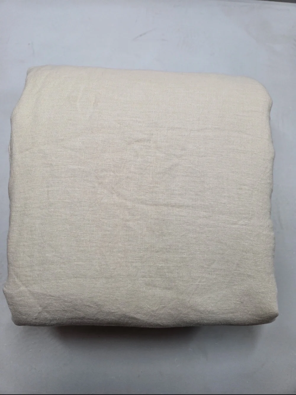 QUINCE European Linen Duvet Cover King/Cal King Oat 0545